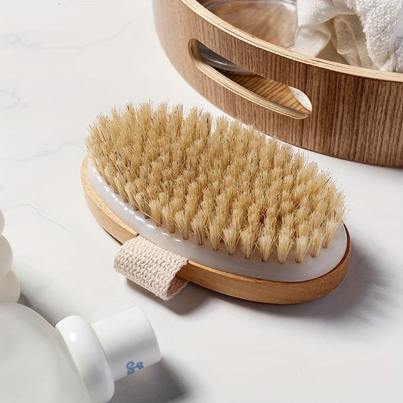 Home Spa Wellness - Body SPA-borstel met natuurlijke haren voor
