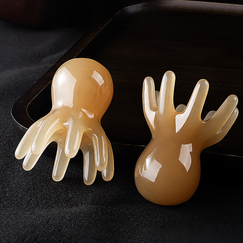 Home Spa Wellness - 2 stuks hars octopus kam hoofdmassageapparaat
