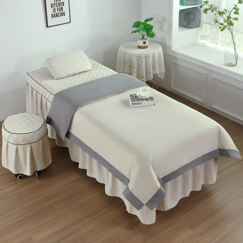 Spa Wellness Locations - 4 stks Rose Schoonheidssalon Beddengoed Sets