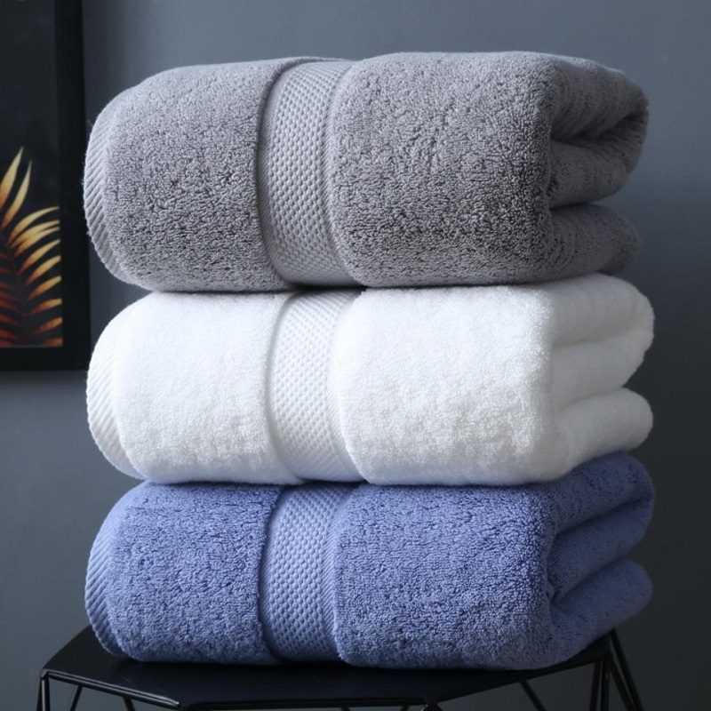 Home Spa Wellness - Katoenen badhanddoek Zachte absorberende handdoeken voor
