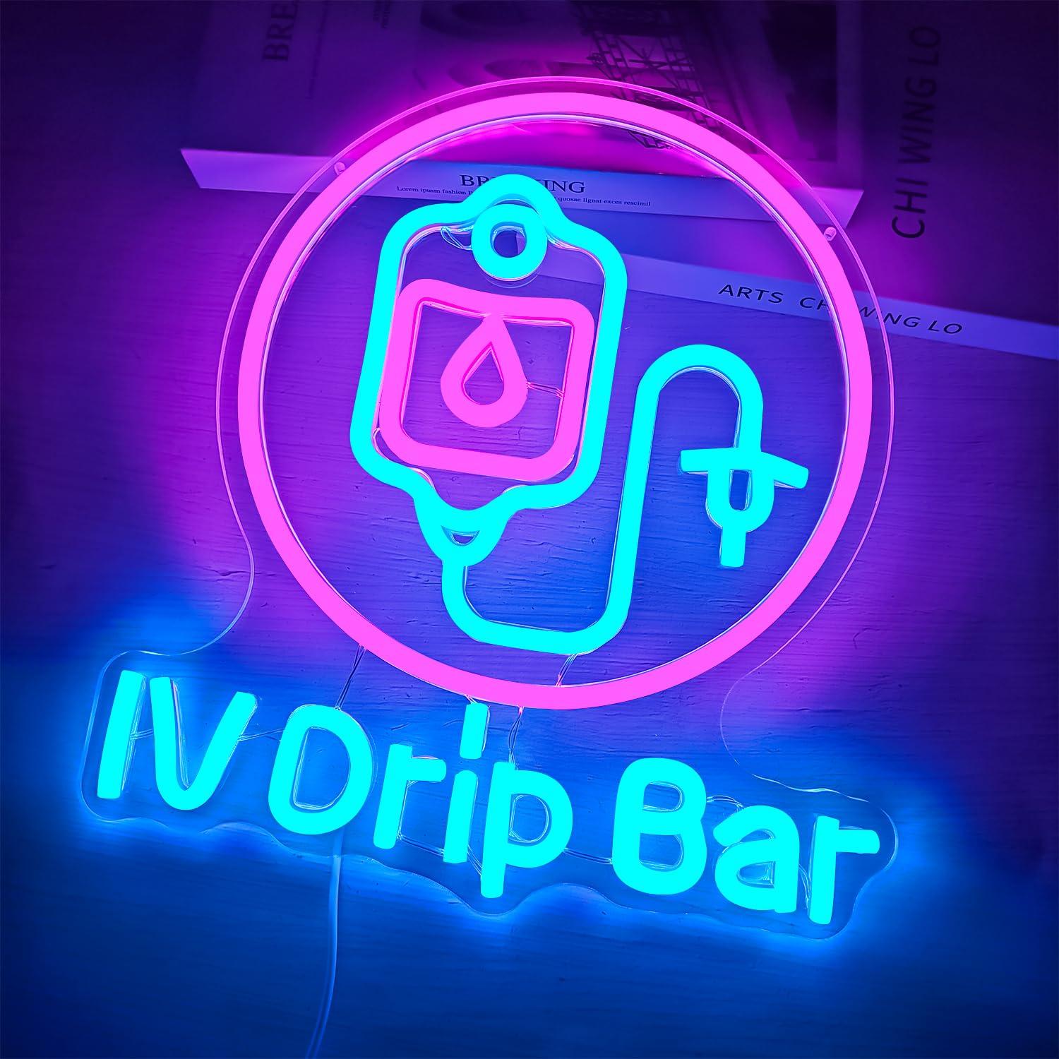 IV Drip Bar Neon Sign USB Dimb - Medical Wellness & Spa Werona recensie en prijs