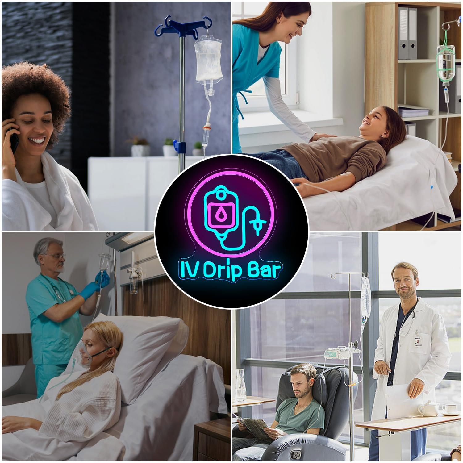 IV Drip Bar Neon Sign USB Dimb - Medical Wellness & Spa Werona recensie en prijs